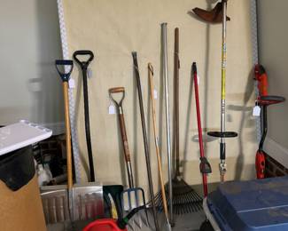 Tools in the garage