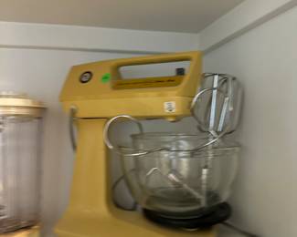 One of two vintage mixers