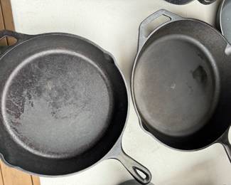 Lodge frying pans