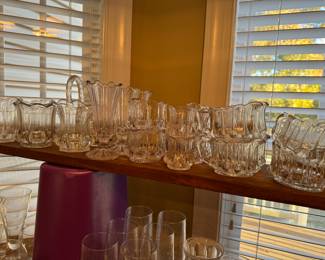Vintage glassware
