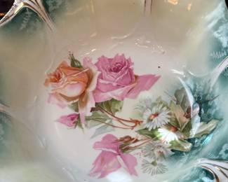 RS Prussia painted bowl
