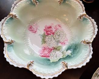 RS Prussia painted bowl