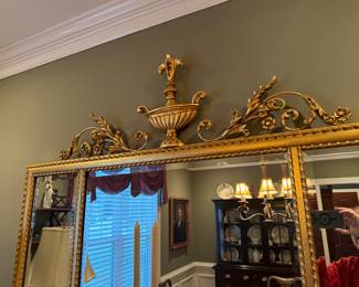 Large gilt mirror