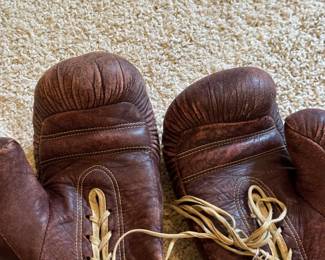 Vintage boxing gloves