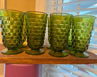 vintage water glasses