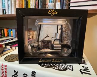 Elgin golf cart desk clock