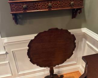 Tilt top tea table