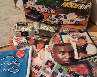 Sports cards, memorabilia, posters, magazines and more....