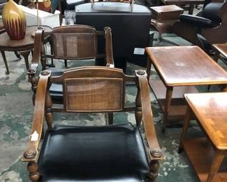 Pr MCM Black Chairs