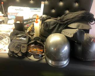 kevlar helmet and others motorcycle gloves glue 