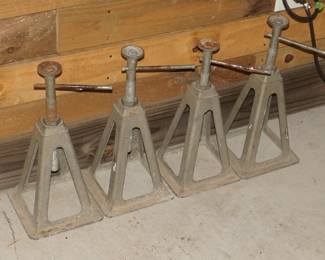 aluminum trailer jacks lot of 4 vintage
