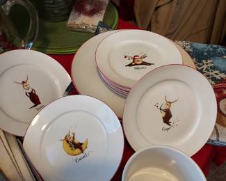 Fun Christmas plates