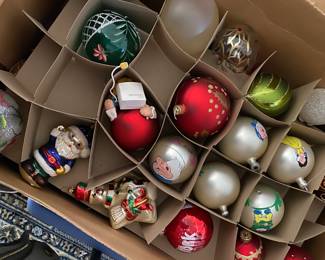 Assortment of Vintage ornaments 
