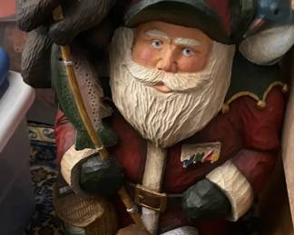 Wooden Santa 