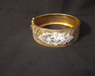 14K Gold and Diamond Bracelet