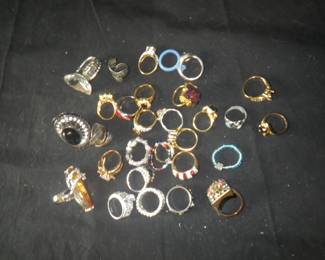 costume jewelry rings
