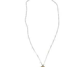 14kt Yellow Gold Diamond Star and Heart Necklace 2pt9 Grams