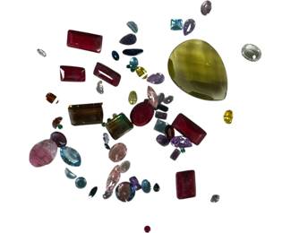 Bag of Miscellaneous Gemstone 125 Plus CTS Total