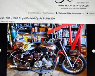 Auction Item - must bid on line - preview at estate sale only. kellies.shop for link to auction.