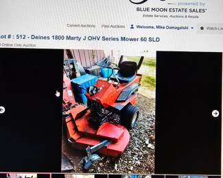 Auction Item - must bid on line - preview at estate sale only. kellies.shop for link to auction.
