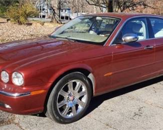2004 Jaguar XJ Sedan available for preview at the estate sale and available to bid on 
https://kellies.hibid.com/lot/221535359/2004-jaguar-xj-sedan
