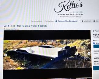 Auction Item - must bid on line - preview at estate sale only. kellies.shop for link to auction.