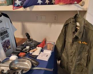 WWII Army Jacket, Cameras, Plus