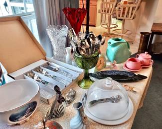 Glassware, Lead Crystal Serving Ware Set