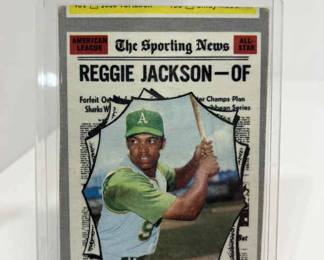 1970 Topps Reggie Jackson Rare Miscut