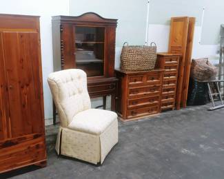 Cedar cabinets, China cabinet