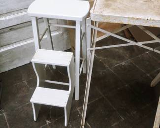 Old step stool