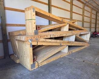 13  20 NEW WOOD TRUSSES