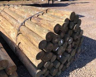 4 x 7.5 BUNDLE TREATED WOOD FENCE POSTS