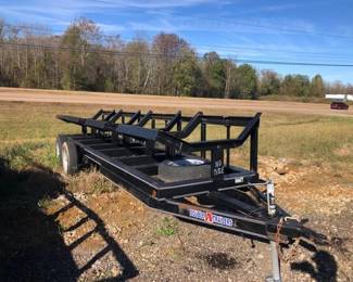 DOUBLE A 4 BALE HAY TRAILER
