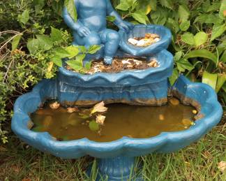 Outdoor fountain very cool 