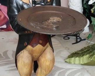 Dog butler art deco vintage chic 