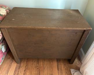 Rustic blanket chest 