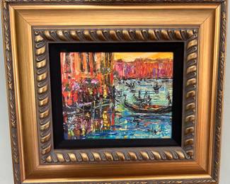 Duaiv “Venise Ambience” on canvas