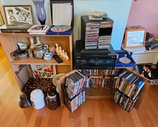Music cd and dvds