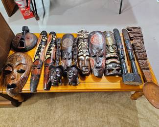 African and Jamaican mask