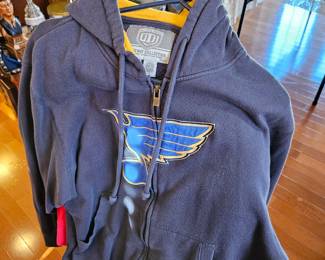 St louis blues zip up hoodie