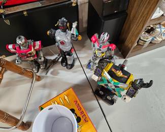 Vintage toy robots