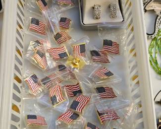 American flag pins