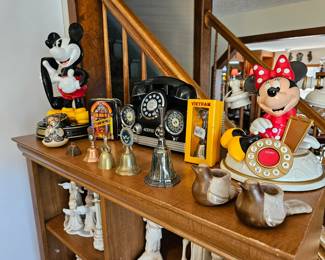 Mickey mouse phone and Minnie mouse phone