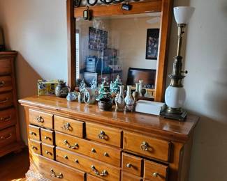 Solid wood dresser