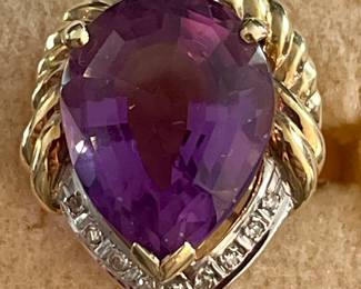 One of the largest amethyst rings we’ve had!