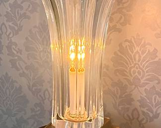Beautiful crystal lamp