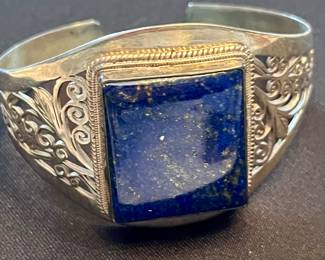 Large lapis cuff from New Mexico