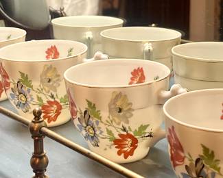 Fragile French cups!  So delicate!