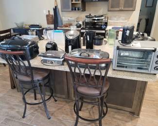 2 Bar Stools, Kitchen Appliances